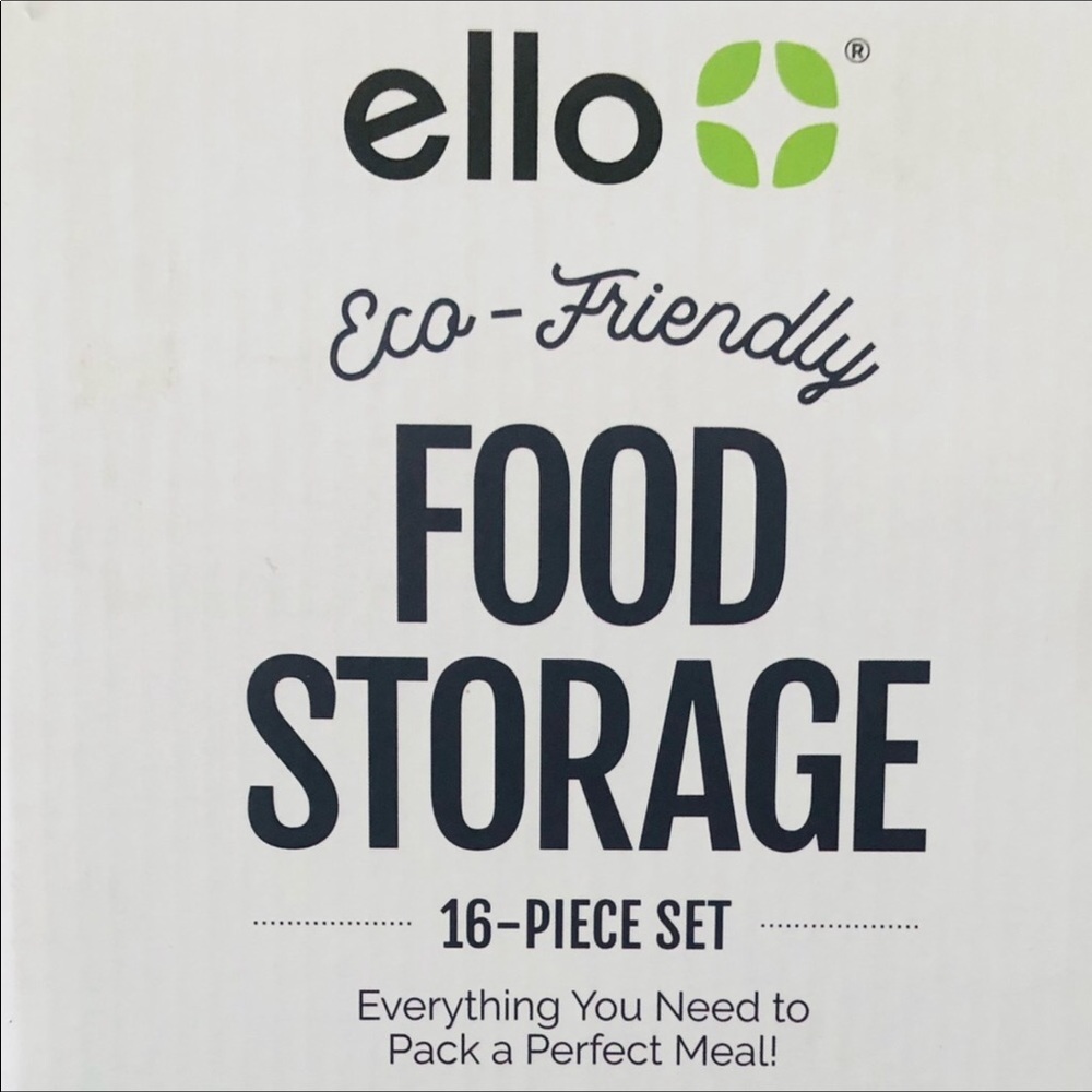 ELLO FOOD STORAGE 16 pieces ECO-FRIENDLY